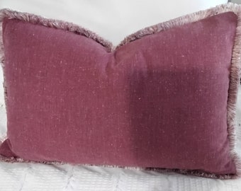 Berry Red cushion cover, Made in Australia