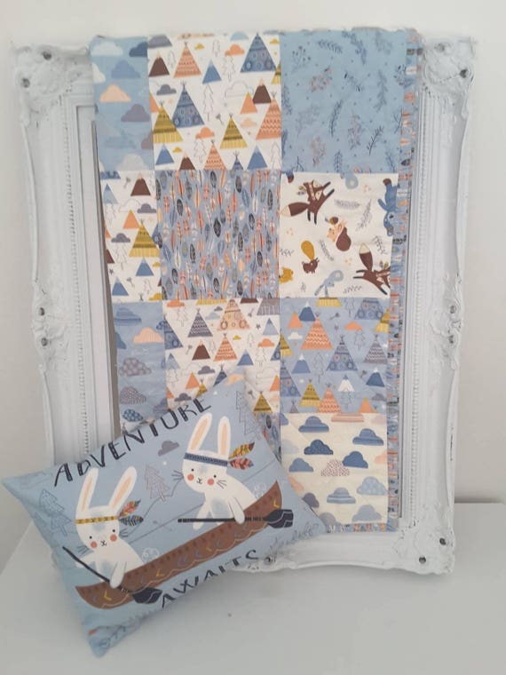 baby boy cot quilt