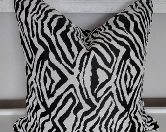 Zebra print cushion cover, Animal print cushion cover , Made in Australia cushion cover