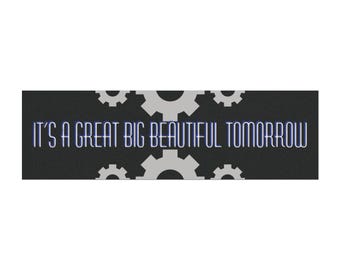 Magnete per auto Carousel of Progress / Accessorio per auto minimalista Tomorrowland