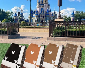 Disney Woven Cotton Throw Blanket, Home Decor (52 x 37 in)