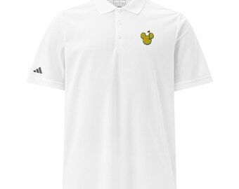 Mickey Golf adidas Polo, Broderad Disney Performance-tröja, Resort-tröja för vuxna