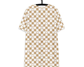 Mickey Checkered T-Shirt Dress | Disney-Inspired Park Outfit