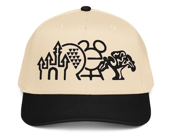 4 Park Icons 5‑Panel Snapback | Structured Baseball Cap | Minimal Park Collection