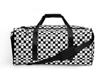 Mickey Checkered Weekender Bag | Disney Travel Duffle