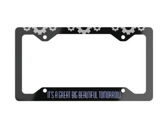 Carousel of Progress License Plate Frame | Minimalist Tomorrowland Auto Accessory