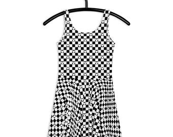 Mickey Checkered Skater Dress | Disney Park Outfit