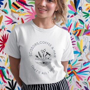 Hairstylist Tee, Hair Dresser T-Shirt, Funny Cosmetology Shirt, Salon Decor Gift, Hair Stylist Boss, Trendy Stylist Tee, Hairdresser Grad