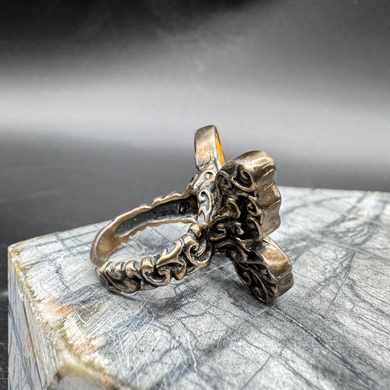 Relios Silver Rings Vintage Carolyn Pollack Relios Designer Signed Sterling Silver Multi ...