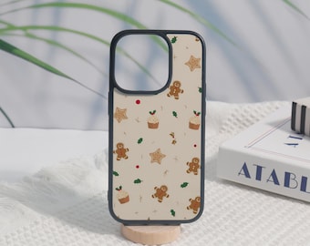 Gingerbread Man iPhone 16 Case, iPhone 16 15 14 13 12 11 Pro Max Soft Case, iPhone16 15 14 13 12 11 X, iPhone 16 15 14 Plus Case,Cover Gift