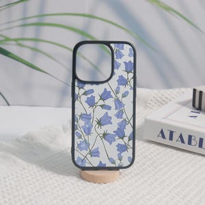 Bluebell iPhone 16 Case, iPhone 16 15 14 13 12 11 Pro Max Soft Case, iPhone16 15 14 13 12 11 X XR, iPhone 16 15 14 Plus Case,Cover Gift