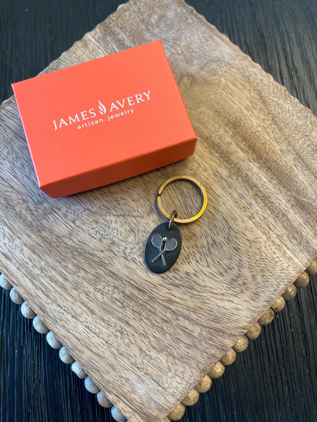 Rare Retired James Avery Tennis Racket Key Chain Etsy
