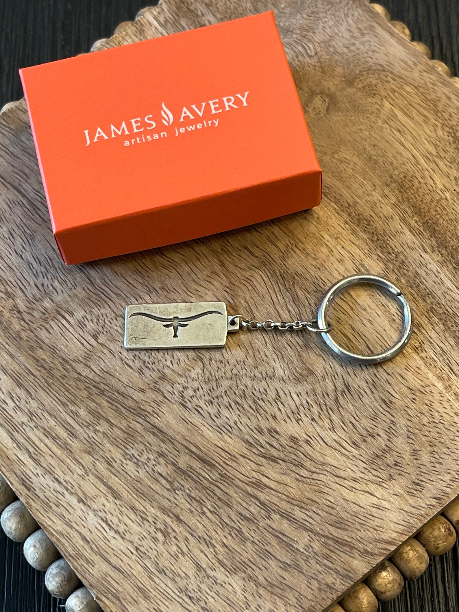 James Avery Longhorn Keychain à la retraite Etsy France