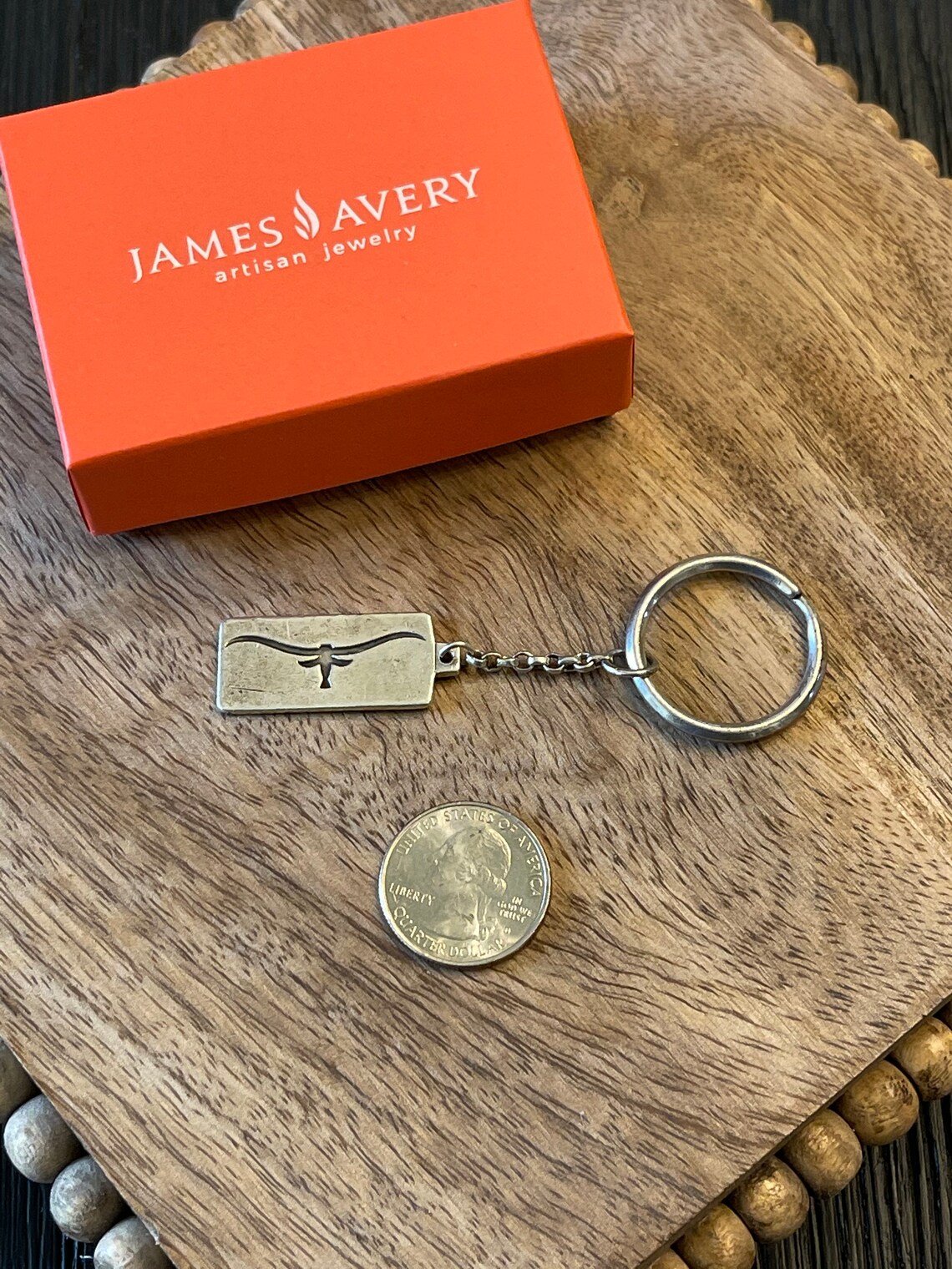 James Avery Longhorn Keychain à la retraite Etsy France