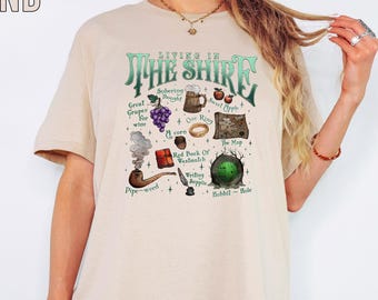 The Shire Shirt, Lord Of The Ring Shirt, Second Breakfast Shirt, Fantasy Book Lover Tee, Fantasy Adventure Shirt