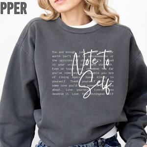 Note To Self Sweatshirt, Mental Health Matters Sweatshirt, Be Yourself Sweatshirt, Motivational Saying Sweatshirt, Affirmation Sweatshirt
