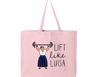 Lift Like Luisa Tote Bag, Encanto Luisa Madrigal Bag, Luisa Gym Workout Bag, Luisa Fitness Bag, Cute Workout Bag, Encanto Bag