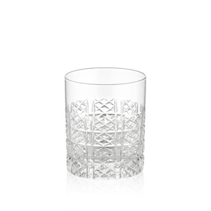 Luxury Hand Cut Set of 6 – Elegant Crystal Whiskey Tumbler, Handmade Boho Chic Drinking Cup, Modern Tableware Gift