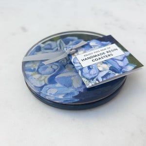 Blue Hydrangea Coasters (set of 2)