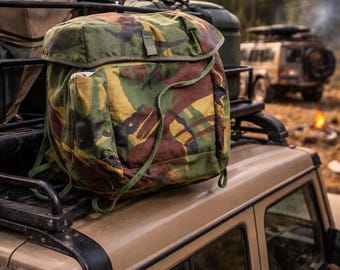 British DPM Camo gas mask bag