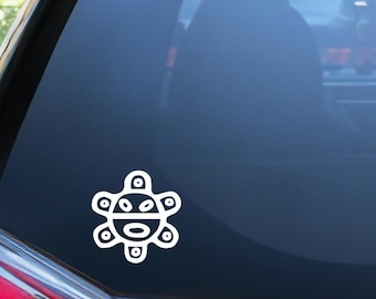 Coqui Taino Sun Puerto Rico Boricua Car Decal Weather-Resistant Vinyl