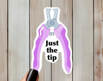 Dog Groomer Sticker, Nail Clipper Humor Decal, Waterproof Vinyl Pet Grooming Gift