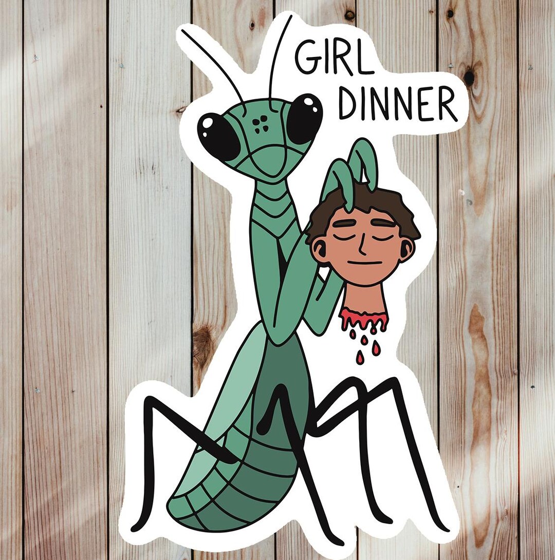【希少プロモ盤！】PRAYING MANTIS /THIS TIME GIRL Praying Mantis Girl Dinner - Etsy