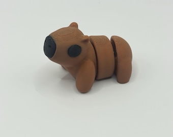 Capybara Articulated 3D Printed Children’s Toy