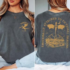 Basgiath Shirt Xaden Riorson gift, Iron Flame Shirt, Dragon Rider 2-Sided Shirt, Violet Sorrengail, Bookish Gifts
