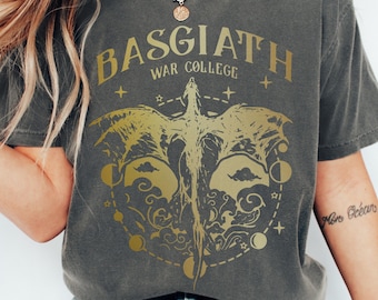 Maglietta della Quarta Ala, maglietta di Basgiath, maglietta di Xaden Riorson e Violet Sorrengail, regalo libresco, regalo della Quarta Ala per il cavaliere del drago