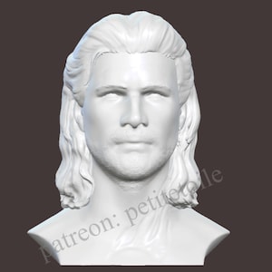 Baldur&#39;s Gate 3 Gale Dekarios Bust STL Digital 3D Printing Resin File