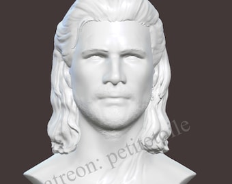 Baldur's Gate 3 Gale Dekarios Bust STL Digital 3D Printing Resin File