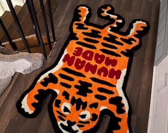Faux Tiger Fur Rug