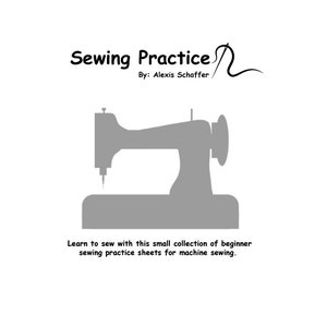 Sewing Practice Sheets Sewing how to Sewing templates Stitch practice beginner sewing learn to sew
