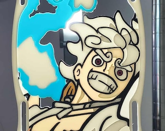 Gear 5 Luffy (Lighting GOD) 120x360mm