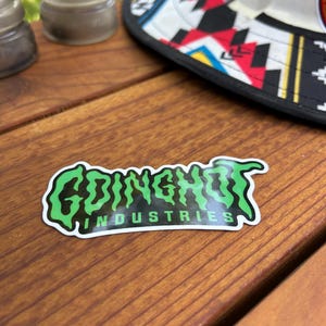 Green GoingHot Industries decal