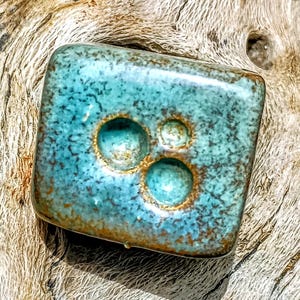 One-of-a-kind Handmade Weathered Ceramic Ring – Gift Wrapped