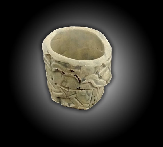 One-of-a-kind ceramic ring or pendant