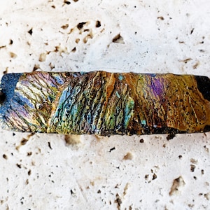 One-of-a-kind organic hair barrette