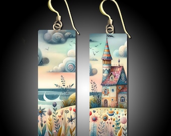 LIMITED SERIES Fairy tales polymer clay earrings