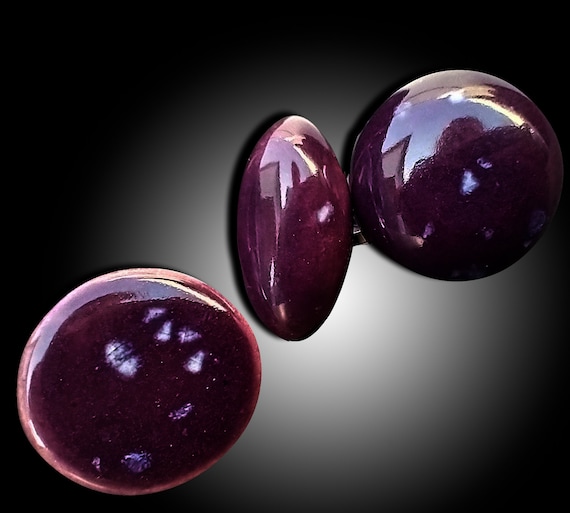 Purple ceramic adjustable rings