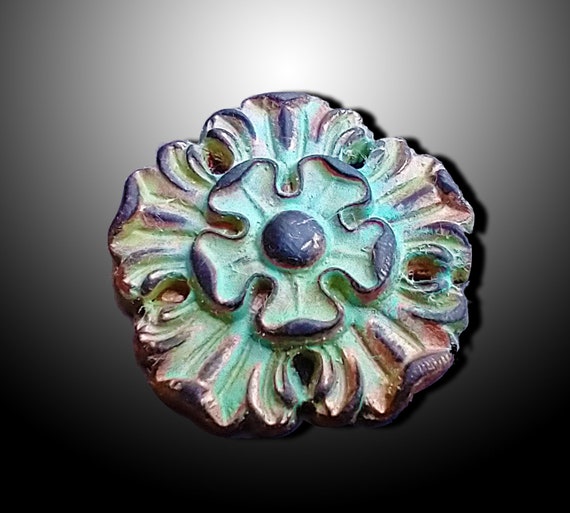 Aged polymer clay ring
