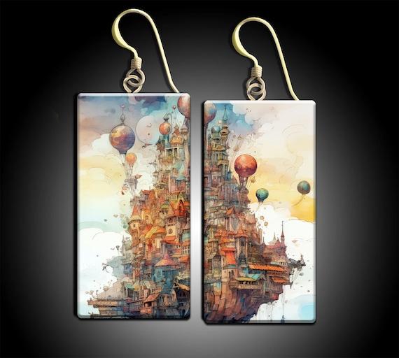 LIMITED SERIES Fairy tales polymer clay earrings