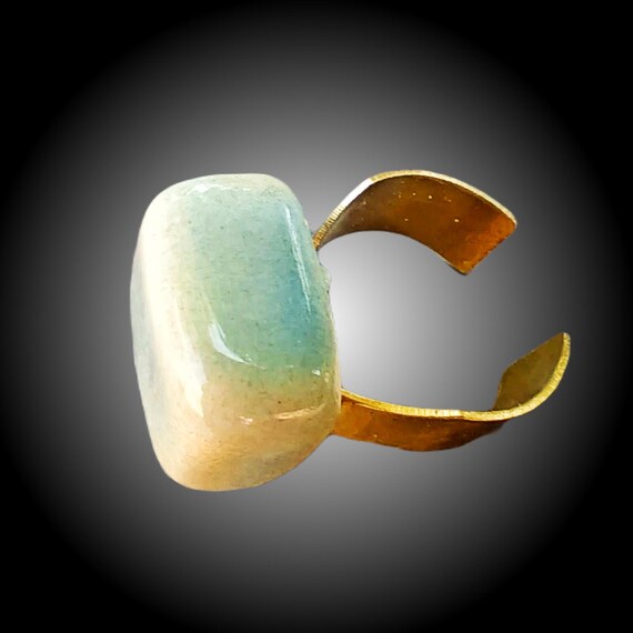 One-of-a-kind ceramic ring