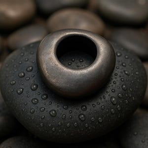 Handmade Ceramic Statement Ring – Glazed Bold Modern Jewelry, One-of-a-Kind Accessory