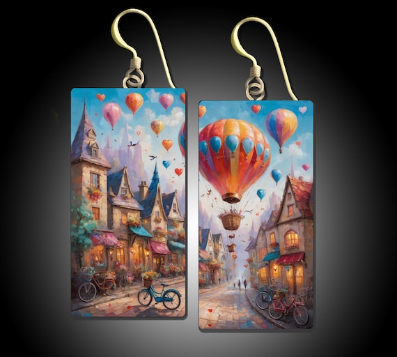Fairytale art earrings
