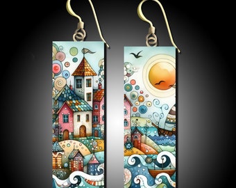 LIMITED SERIES Fairy tales polymer clay earrings