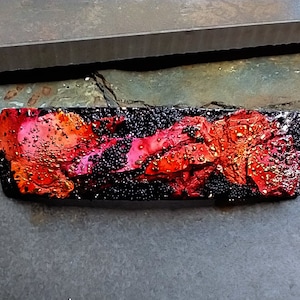 One-of-a-kind organic hair barrette