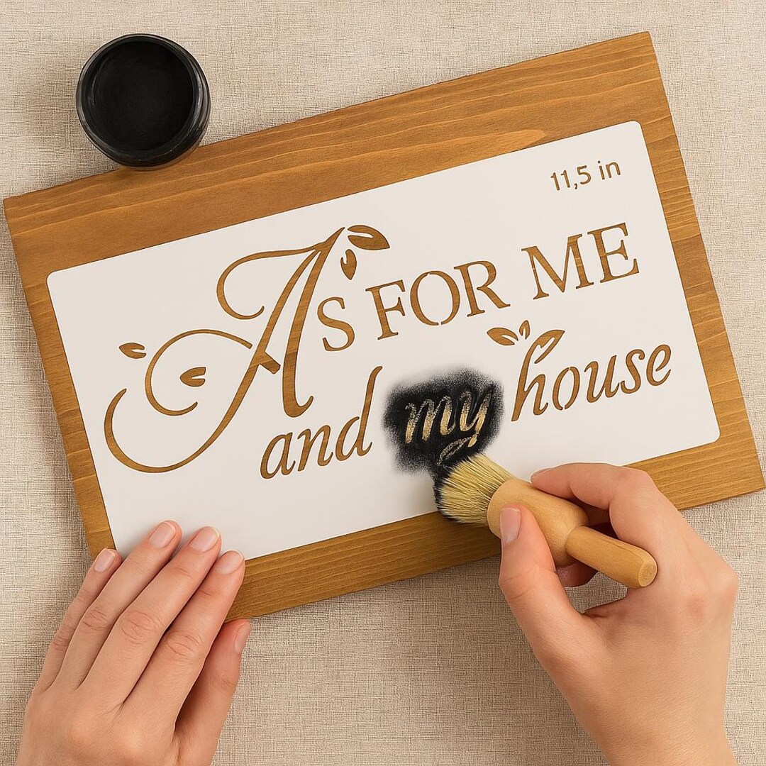 Inspirational Quote Stencil Set | Reusable DIY Home Decor - Etsy