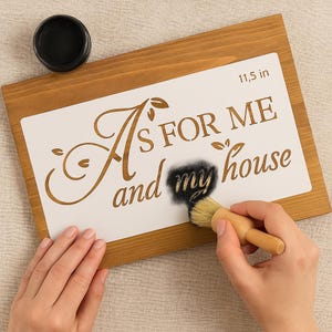 Inspirational Quote Stencil Set | Reusable DIY Home Decor